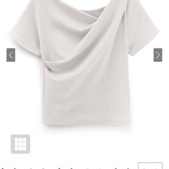 新品未使用タグ付き ドレープカシュクールトップス GRL