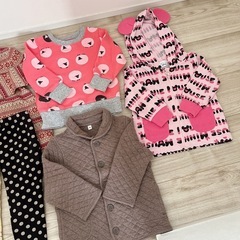 女の子冬服まとめ売り90の画像