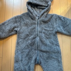 【90cm】くま耳　アウター　カバーオールの画像