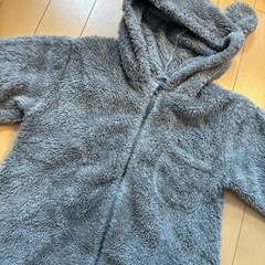 【90cm】くま耳　アウター　カバーオールの画像