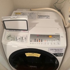 動作品　関東周辺　配送、設置無料　日立　BD SG100FL 2021年購入　分解清掃済み　の画像