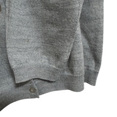 【クイーンズコート】グレー カーディガン サイズ2の画像