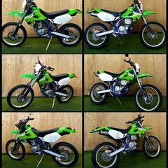 【動画あり】★カワサキ KLX250★ 実動 人気車種 LX250E型 キャブレター 水冷 4サイクル セロー ジェベル オフロード 松本市の画像