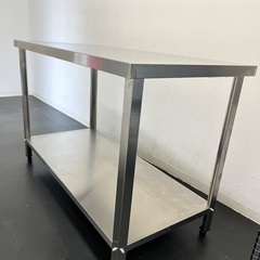 真駒内★ステンレス作業台★幅1200✖️奥行600✖️高さ800mmの画像