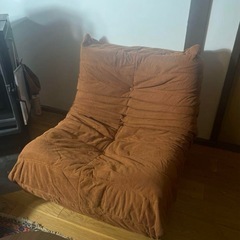 トーゴタイプ ソファ コーデュロイ調 ブラウン 新品の画像