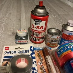DIYクレ556 スズランテープ アサヒペン銀ペンキ 薄め液 ビニールテープの画像
