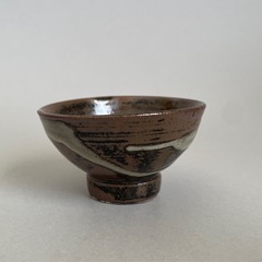 
金城敏男 ぐい呑み 魚紋 壺屋焼 お猪口 魚文 酒器 沖縄 金城次郎 窯の画像