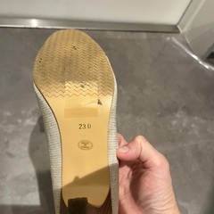 お話し中【お譲りいたします】美品！ジェリービーンズ製パンプス23.0cmの画像