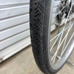 【整備士による点検済み】　☆前後中古タイヤ☆   Panasonic  電動自転車　防犯登録料込価格︎‼︎の画像