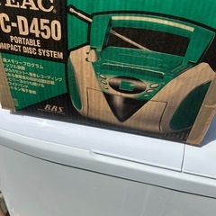TEAC ティアック CDラジオカセットレコーダー PC-D450-R　ラジカセ　の画像