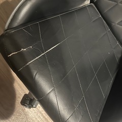 ゲーミングチェア　ブラック/グレーの画像