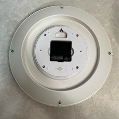 ブルーノ 電波時計 ビンテージクロック　BRUNO ホワイトの画像