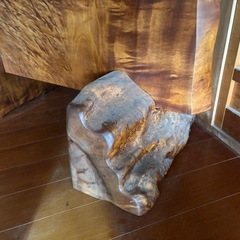 骨董品】 衝立 一枚板 天然木 オブジェ アンティーク インテリア 虎