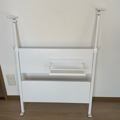 ニトリ キッチン突っ張り棒（マグネット収納付き）美品✨の画像