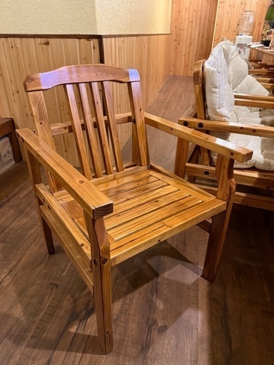 6脚セットウッドチェア