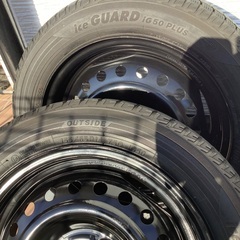 155/65r14 ダイハツ純正鉄っちん　履き潰しに！の画像