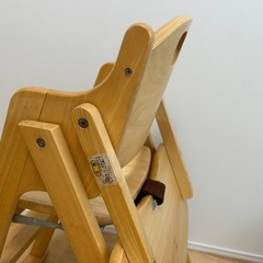 KATOJI　ハイチェア ナチュラルウッドの画像