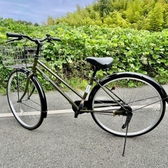 charibank27インチ カーキーグリーン シティーサイクル