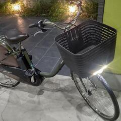 2022年購入　パナソニック ビビ・DX 26型 内装3段変速 マットカーキグリーン　電動自転車の画像