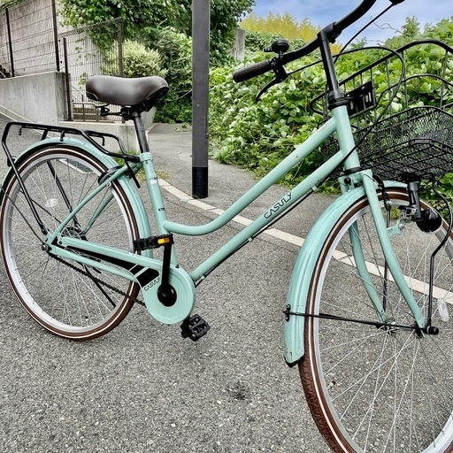 charibank27インチ カーキーグリーン シティーサイクル charibank27インチ カーキーグリーン シティーサイクル