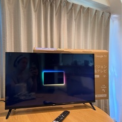 【8/17購入ほぼ未使用】テレビ 32型 tcl google地デジスマートテレビの画像