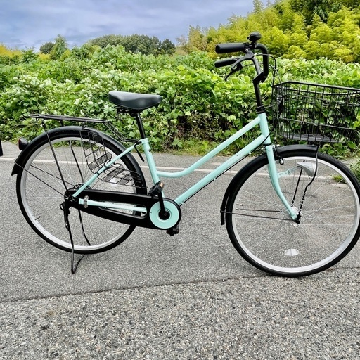 charibank27インチ カーキーグリーン シティーサイクル