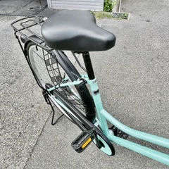 美品❣riverside26インチ オートライト ミントグリーン シティサイクル