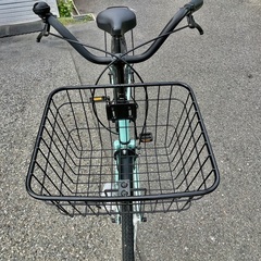 美品❣riverside26インチ オートライト ミントグリーン シティサイクル