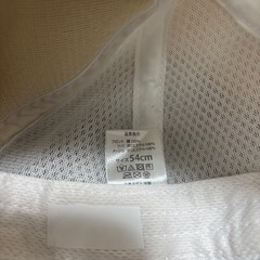 サイズ54cm （調整可）
女の子用　キャップ　2個セットの画像