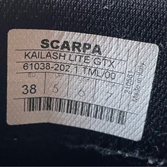 SCARPA（スカルパ）　レディース　登山靴　24.5の画像