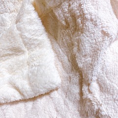 シングル毛布2枚セット　合わせ毛布　暖かい毛布　新品未使用の画像