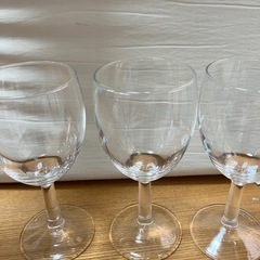 ワイングラス　3脚の画像