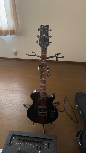 ?ギター関連7点セットギターセット（Ibanez／VOX／BOSS）