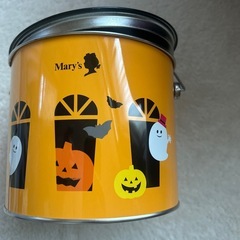 ハロウィンお菓子の空き缶
の画像