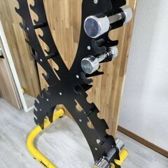 ボディメーカー　大型ダンベルラック　ラックのみの画像