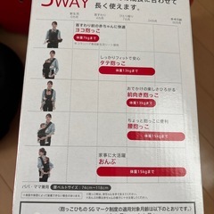 アップリカ　抱っこ紐の画像