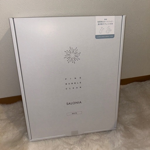 SALONIA サロニア シャワーヘッド ファインバブルクリア  ホワイト