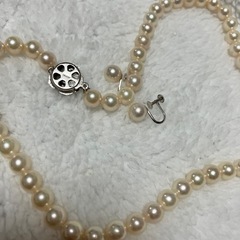 あこや真珠ネックレス　イヤリング　セットの画像