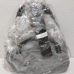 GUSCIO グッシオ ハンドバッグ デニムグレー/ブラウン　 新品未使用 おしゃれ 通勤 通学 レディース　250926-2Tの画像