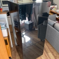 アズマ 2ドア 冷蔵庫 MR-GL170 ブラック 170L 電気冷凍冷蔵庫  の画像