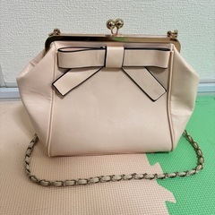 美品　がま口 ショルダーバッグの画像