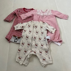 秋冬用の赤ちゃん服（70.80cm）、タイツ、靴下などの画像