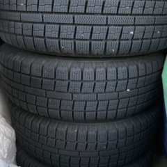 145/70R12⭐️TOYO GARIT G5⭐️スタッドレスタイヤ⭐️Fio⭐️12インチアルミホイール⭐️4本セット⭐️4穴3パターンマルチ⭐️千葉県千葉市よりの画像