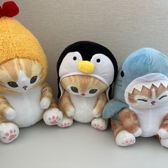 モフサンド　サメにゃん　ぬいぐるみセットの画像