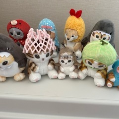 モフサンド　サメにゃん　ぬいぐるみセットの画像