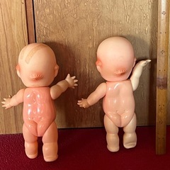古い大きい　キューピー　2個セット　昭和　レトロ　の画像