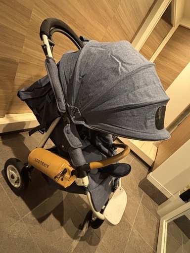 AIRBUGGY ココブレーキ　ベビーカー　公式フットマフ、マット、ピロー付き