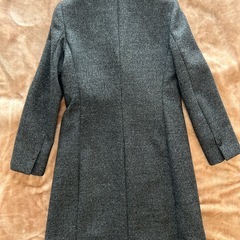 ヘルノHernoレディースチェスターコートイタリア製アウター冬服グレー灰ウール毛女性用婦人服美品グレイ 秋冬 ロングコートの画像