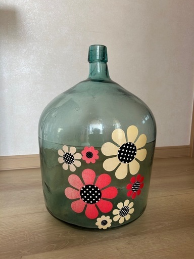 デミジョンボトル　昭和レトロ　気泡　ヴィンテージ 昭和レトロ アンティーク 気泡あり デミジョンボトル