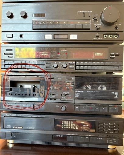 ‏KENWOOD ロキシー DG3 バブルコンポ リモコン付き